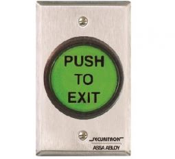 Securitron PB5 Round Push To Exit Button